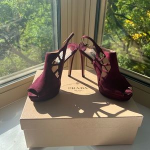 Authentic Prada heels size 7. Worn but in good condition.